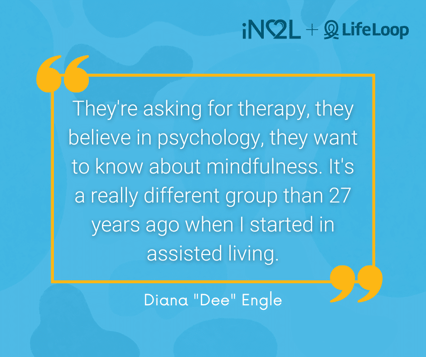 They're asking for therapy they believe in psychology, they want to know about mindfulness