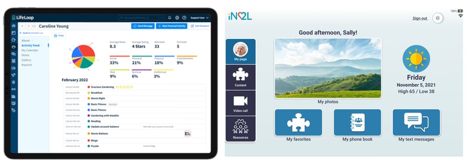 iN2L tablet screenshot