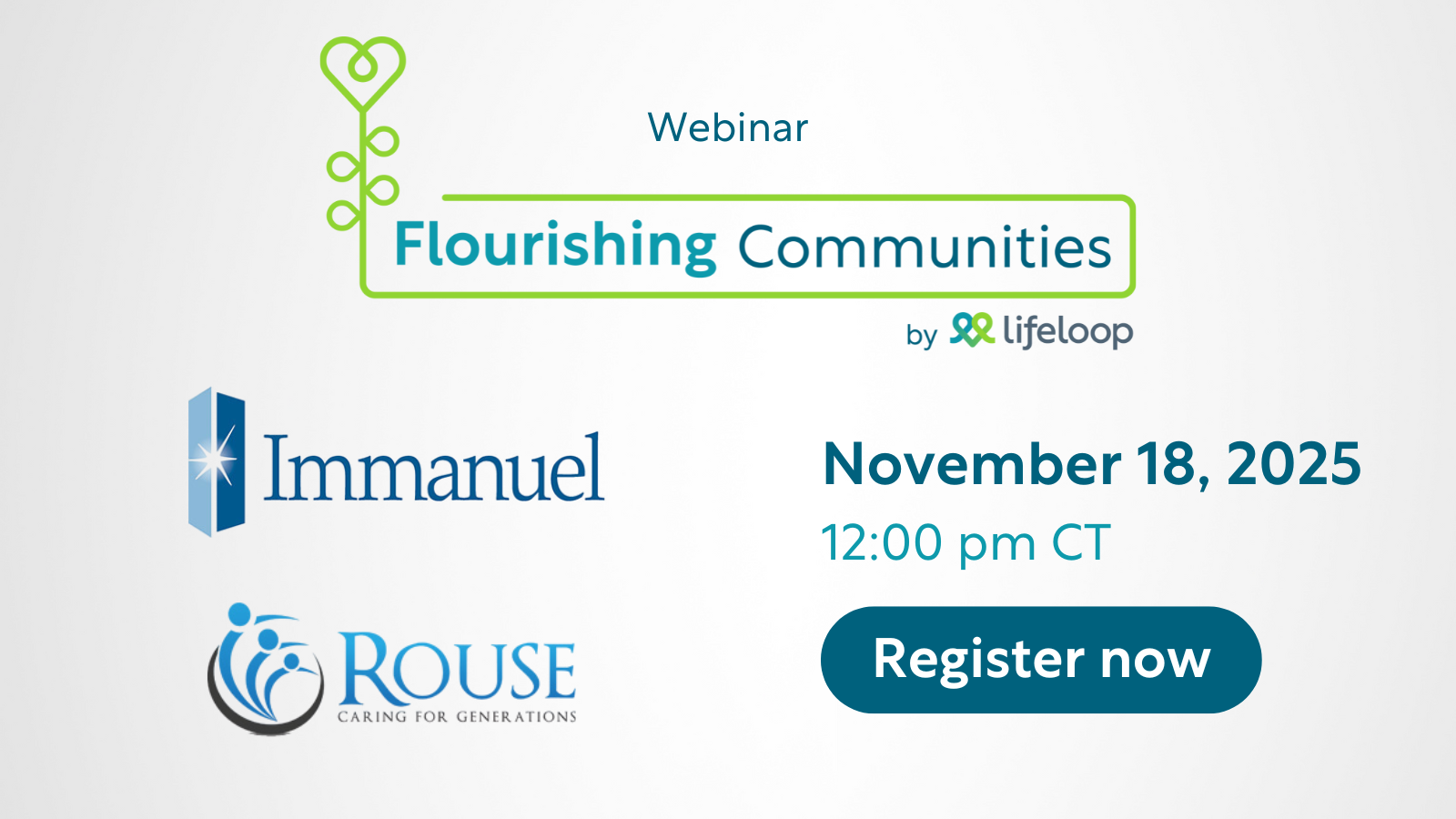 Flourishing Communities: Elevating staff and resident satisfaction: Immanuel & Rouse